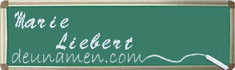 Marie Liebert Visitenkarte
